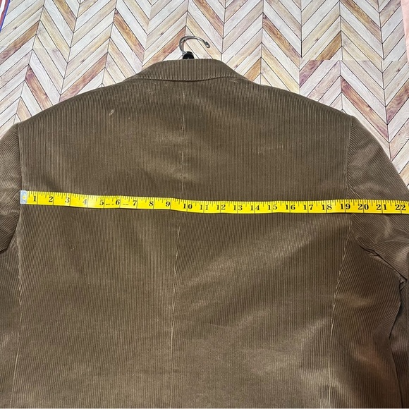 ALAN FLUSSER Brown Corduroy Sport Coat Jacket Blazer - Picture 6 of 13